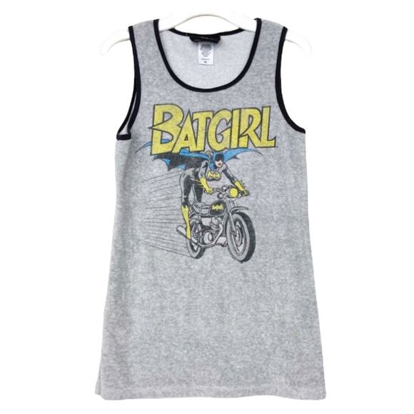 Junk Food Batgirl Terrycloth Sleeveless Dress Sz XL - Picture 1 of 5